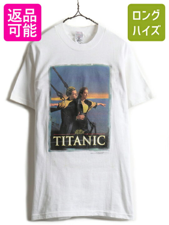 楽天市場】90s ☆ タイタニック 両面 プリント 半袖 Tシャツ ( メンズ  