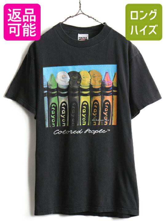 楽天市場】90s USA製 人気 黒 ☆ Colored People アート プリント 半袖 