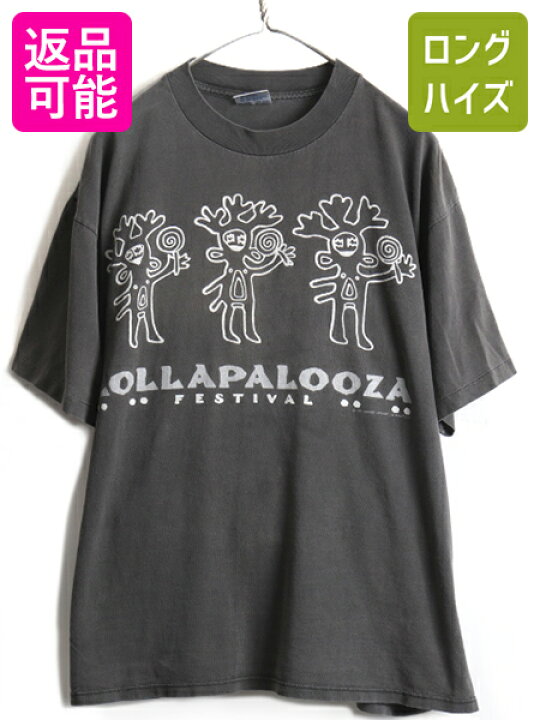 楽天市場】90s USA製 初期 ☆ LOLLAPALOOZA 91 フェス プリント 半袖 T 