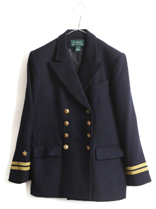 楽天市場】USA製 □ LAUREN ラルフローレン ダブルブレスト 金ボタン 