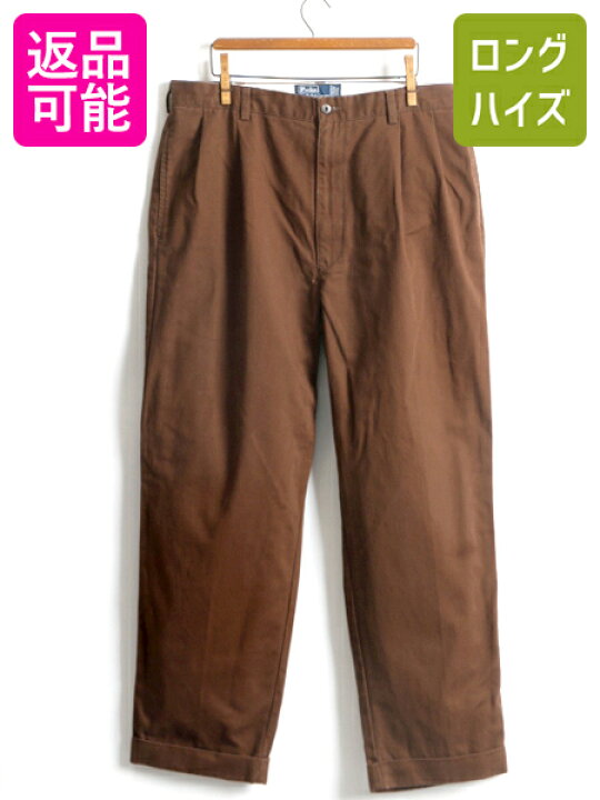 楽天市場】90s □ POLO ポロ ラルフローレン 2タック コットン チノ 