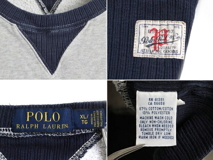楽天市場】大きいサイズ XL □ POLO ポロ ラルフローレン 2トーン 両V