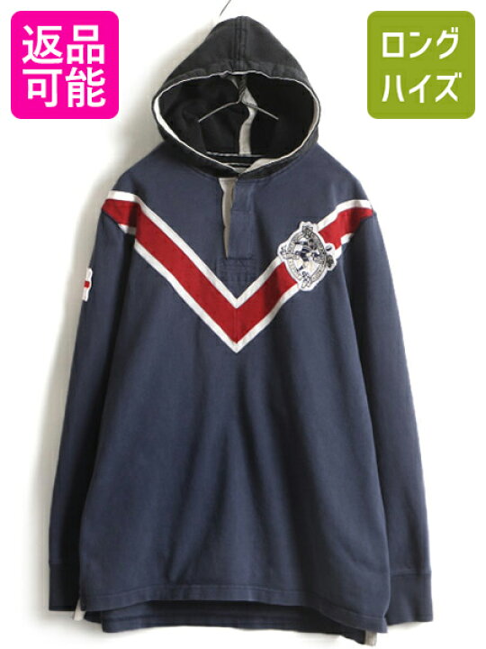 楽天市場】大きいサイズ XL □ RUGBY ラルフローレン フード付き 長袖 
