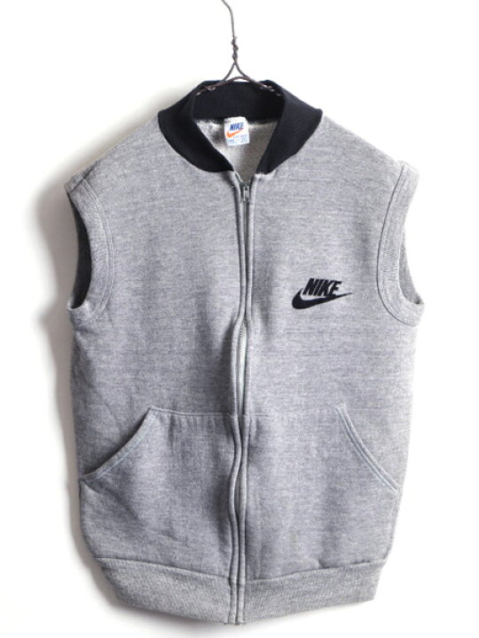 楽天市場】70s USA製 □ NIKE 2トーン フルジップ スウェット ベスト 