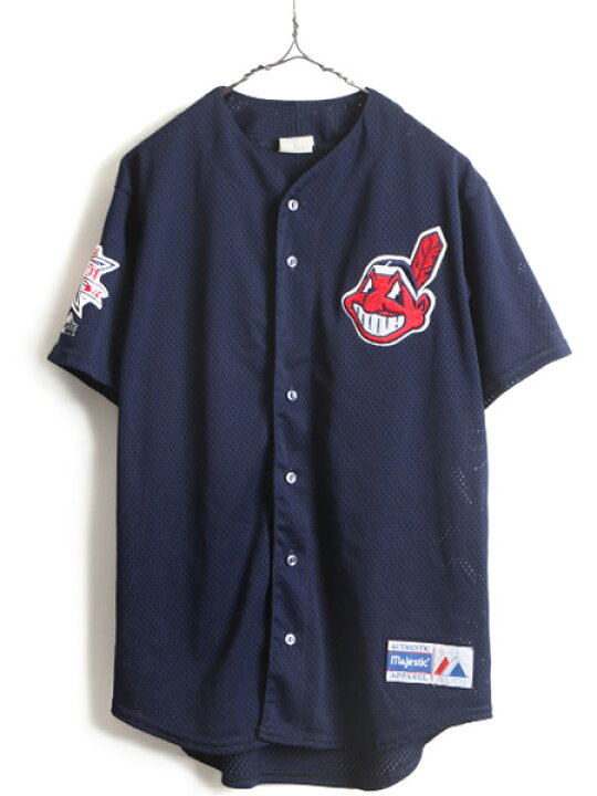 楽天市場】90s USA製 □ MLB オフィシャル Majestic クリーブランド 