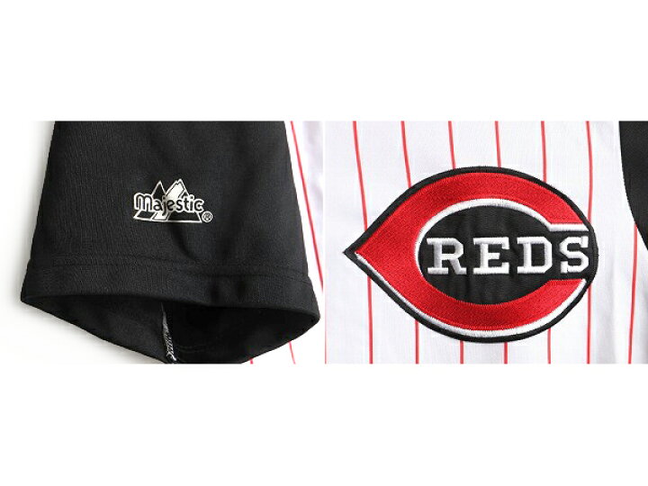 楽天市場】00s □ MLB オフィシャル Majestic シンシナティ レッズ 
