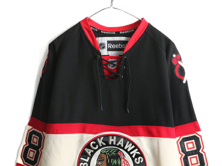 楽天市場】カナダ製 □ リーボック NHL オフィシャル シカゴ ブラック 