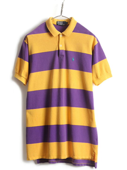 楽天市場】90s USA製 □ POLO ポロ ラルフローレン 2トーン ボーダー 