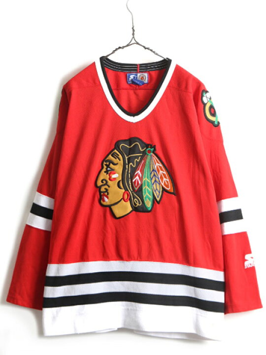 楽天市場】90s □ STARTER NHL シカゴ ブラックホークス オフィシャル 