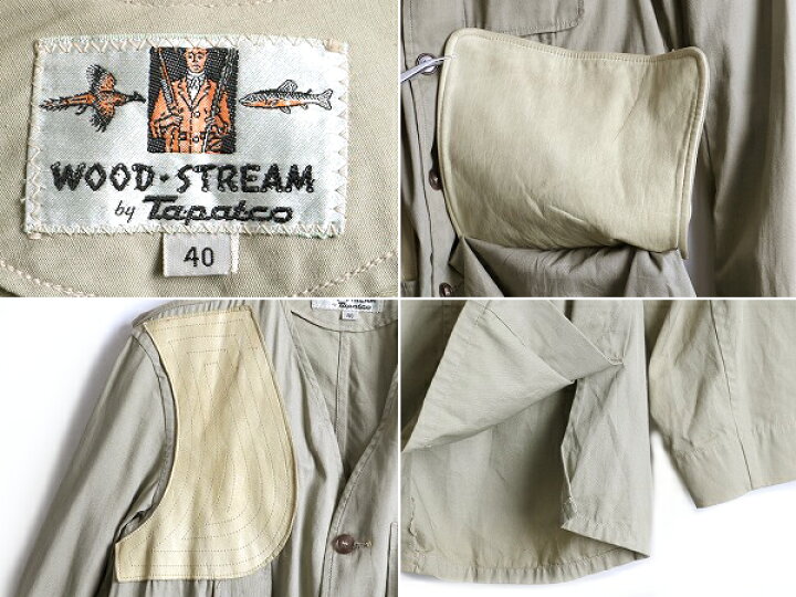 楽天市場】50s 60s ビンテージ □ WOOD STREAM TAPATCO 本革 レザー 