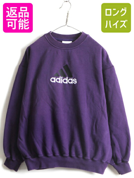 楽天市場】90s オールド □ アディダス ビッグロゴ 刺繍 スウェット  