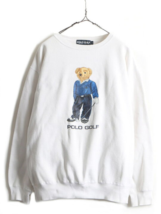 楽天市場】90s □ POLO GOLF ラルフローレン ポロベア プリント  