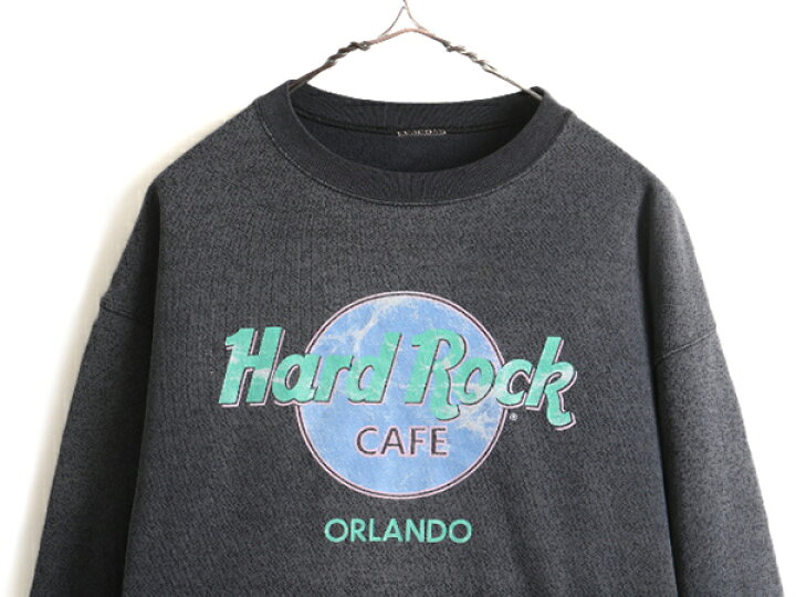 楽天市場】90s □ ハードロックカフェ ORLANDO プリント スウェット  