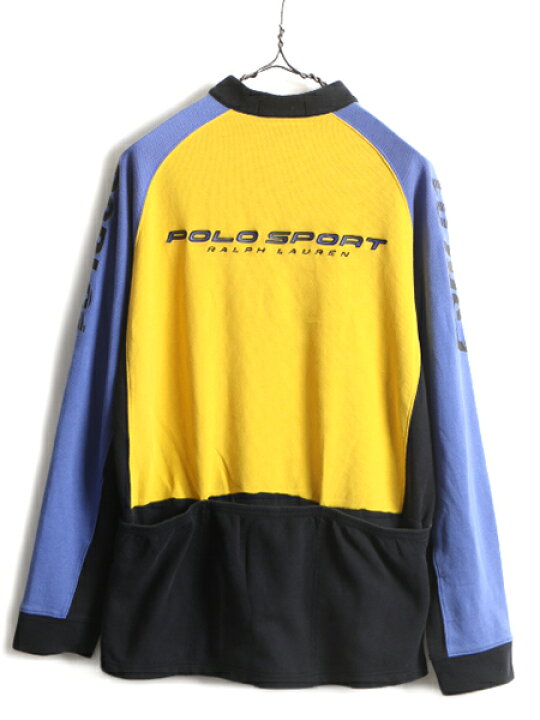 楽天市場】90s □ POLO SPORT ラルフローレン ジップネック 長袖 