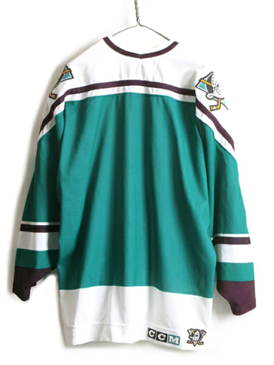 90s アナハイム マイティダックス ホッケー NHL Tシャツ XL