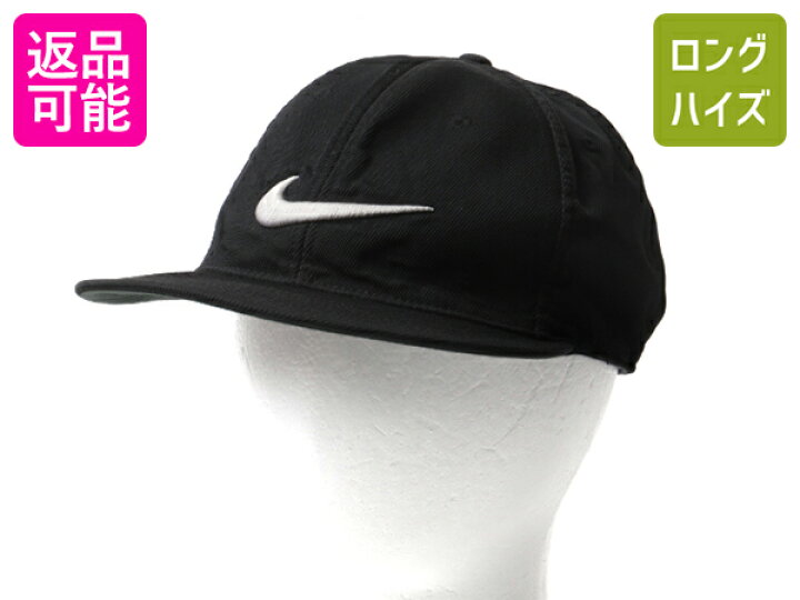 楽天市場 人気 モノトーン Nike Golf スウォッシュ 刺繍 ベースボール キャップ メンズ フリーサイズ 古着 帽子 ワンポイント ブラック 黒 白 中古 Flexfit ストレッチ ベースボールキャップ スウッシュ ナイキキャップ ロゴキャップ センタースウォッシュ