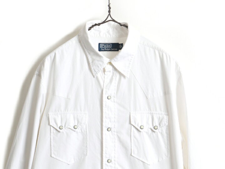 楽天市場】90s □ POLO ポロ ラルフローレン 長袖 ウエスタン シャツ 