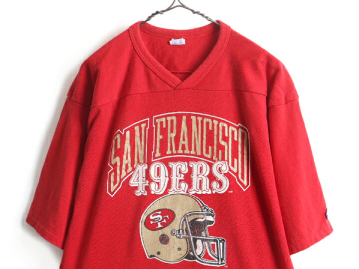 楽天市場】80s USA製 大きいサイズ XL □ チャンピオン NFL 49ers
