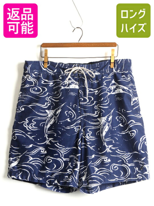 楽天市場】□ ノーティカ カジキ 総柄 ショートパンツ ( メンズ L 