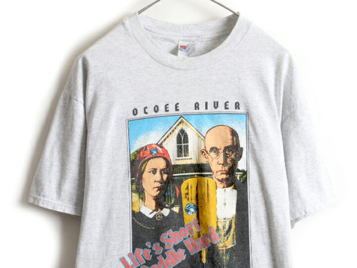 楽天市場】90s USA製 オールド ☆ アート パロディ プリント 半袖 T 