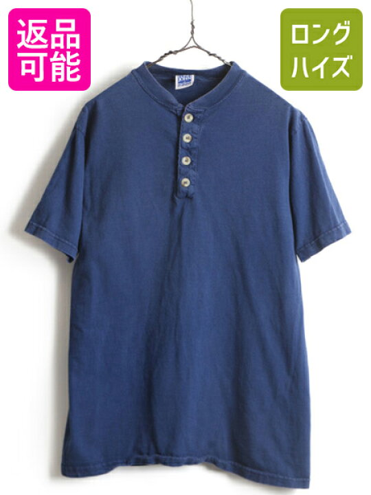 楽天市場】90s USA製 □ LONG JOHN ヘンリーネック 半袖 Tシャツ 