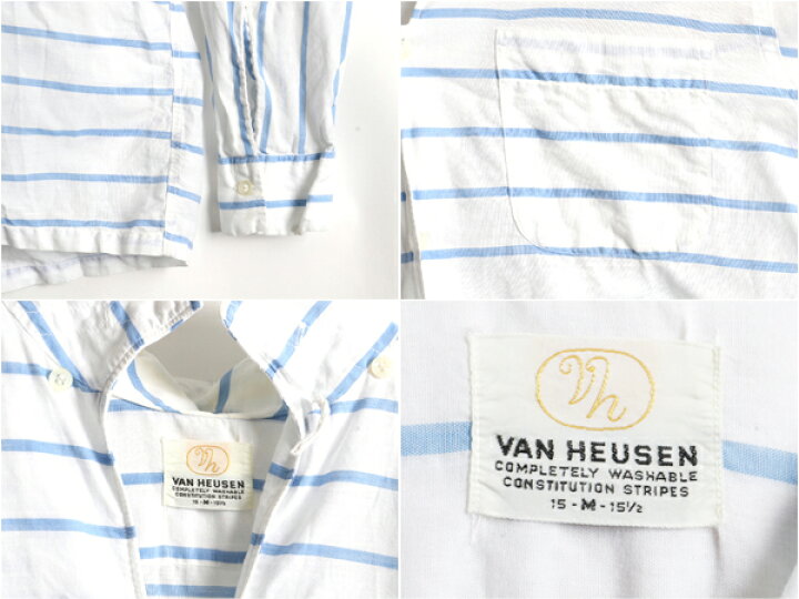 楽天市場】60s ビンテージ ☆ VAN HEUSEN ボーダー イタリアンカラー 