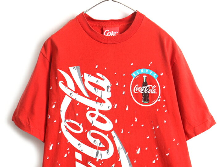 楽天市場】90s USA製 □ コカコーラ ALWAYS プリント 半袖 Tシャツ 