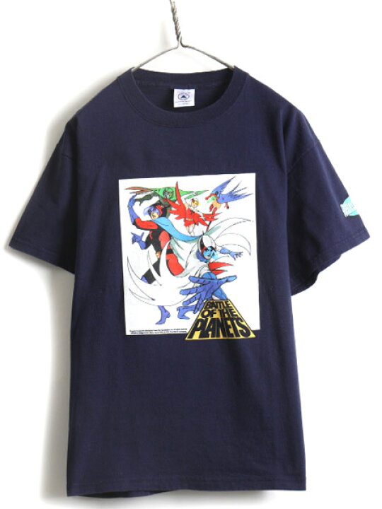 楽天市場】00s ☆ ガッチャマン アニメ プリント 半袖 Tシャツ 