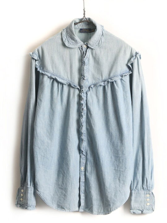 楽天市場】100% コットン 希少 S □ POLO ポロ ラルフローレン フリル 