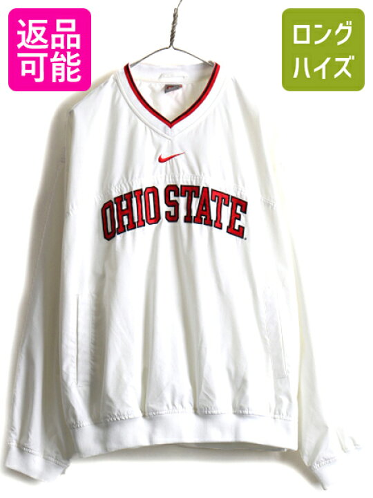 楽天市場】90s 00s □ TEAM NIKE ナイキ Vネック プルオーバー 