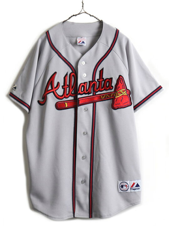 楽天市場】90s USA製 □ MLB オフィシャル Majestic アトランタ 