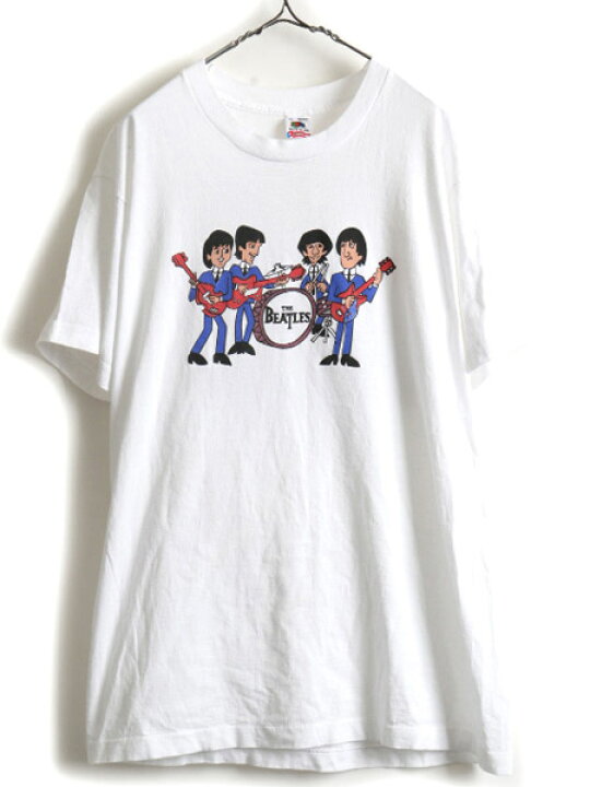 楽天市場】90s USA製 大きいサイズ XL ☆ ビートルズ プリント 半袖 T 
