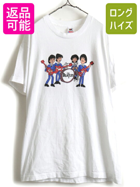 楽天市場】90s USA製 大きいサイズ XL ☆ ビートルズ プリント 半袖 T 