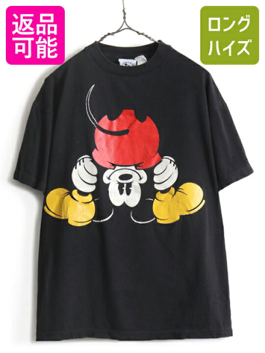楽天市場】90s 人気 黒 □ ディズニー オフィシャル ミッキー マウス  