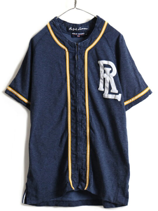 楽天市場】90s □ POLO SPORT ラルフローレン フルジップ 半袖 ベース 