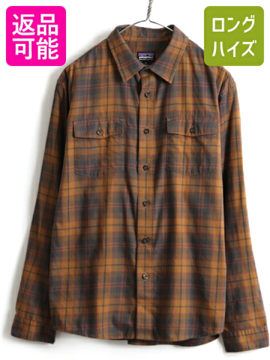 楽天市場】15年製 □ パタゴニア チェック バックショット 長袖 シャツ 