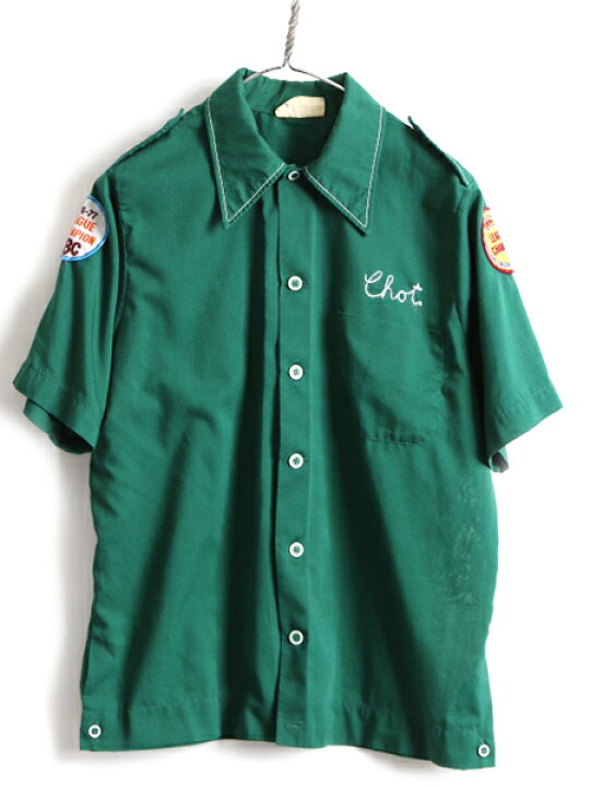 楽天市場】70s □ King Louie バック プリント 半袖 ボーリング シャツ 