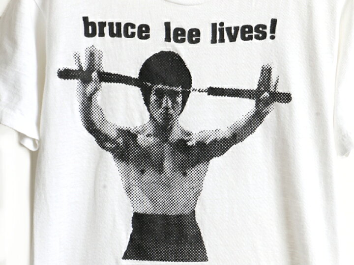楽天市場】70s USA製 □ ブルースリー プリント 半袖 Tシャツ ( M 