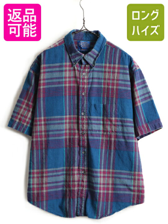 楽天市場】90s USA製 大きいサイズ XL □ ペンドルトン チェック 