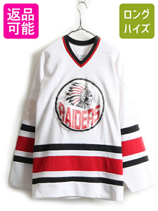 楽天市場】90s USA製 □ カレッジ インディアン ヘッド ロゴ ホッケー 