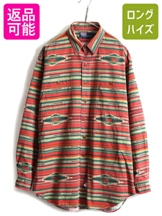楽天市場】90s オールド □ POLO ポロ ラルフローレン ネイティブ  