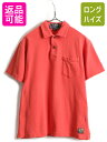 【6/9 スーパーセール最大半額&P5倍】 00s USA製 ■ POLO SPORT ラルフローレン ポケット付き 鹿の子 半袖 ポロシャツ ( メンズ M )古着 00年代 ポロ ポロスポーツ 半袖シャツ 赤| 中古 古着 00's アメリカ製 オールド ラルフ ポロスポ RALPH LAUREN 半袖ポロシャツ 無地 無
