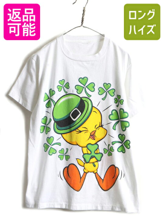 楽天市場】90s □ ワーナー ルーニー テューンズ 両面 プリント 半袖 T 