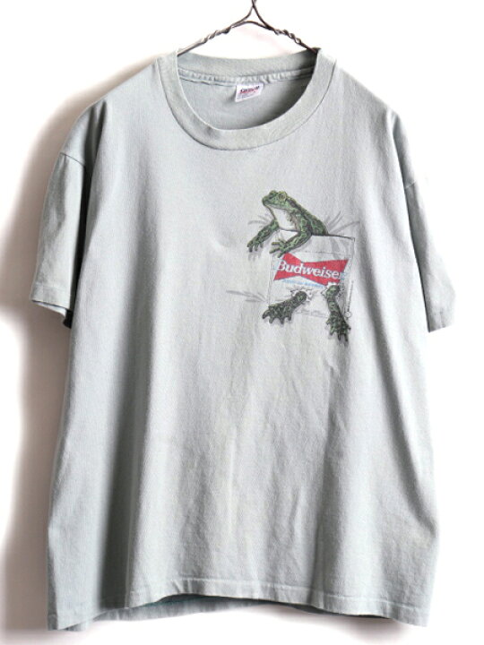 楽天市場】90s USA製 ☆ バドワイザー 両面 プリント 半袖 Tシャツ  