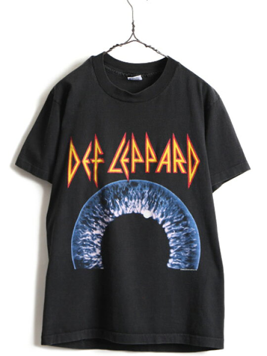 楽天市場】90s USA製 ☆ デフレパード 両面 プリント 半袖 Tシャツ 