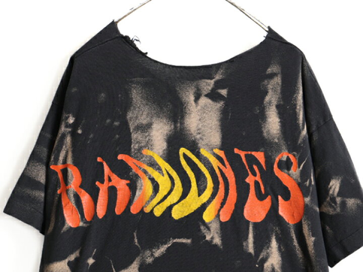 楽天市場】90s カットオフ ☆ RAMONES 両面 プリント 半袖 Tシャツ 