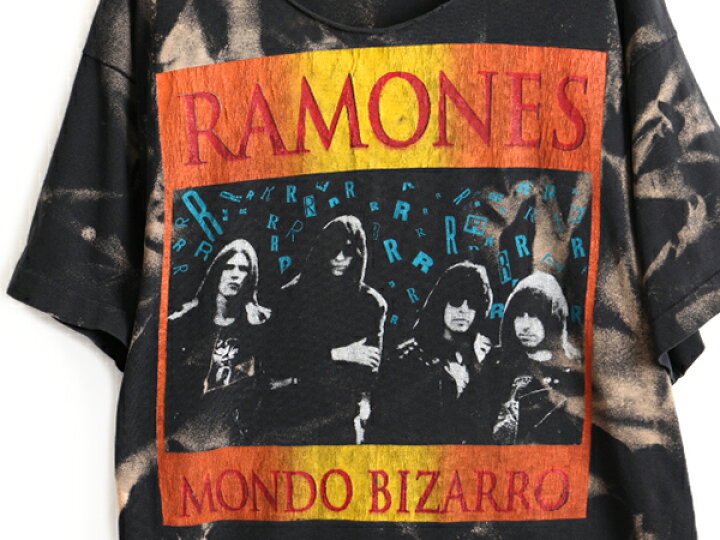 楽天市場】90s カットオフ ☆ RAMONES 両面 プリント 半袖 Tシャツ 