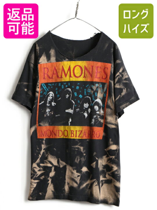 楽天市場】90s カットオフ ☆ RAMONES 両面 プリント 半袖 Tシャツ 
