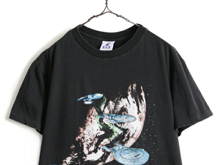 楽天市場】90s USA製 人気 黒 ☆ スタートレック プリント 半袖 T 