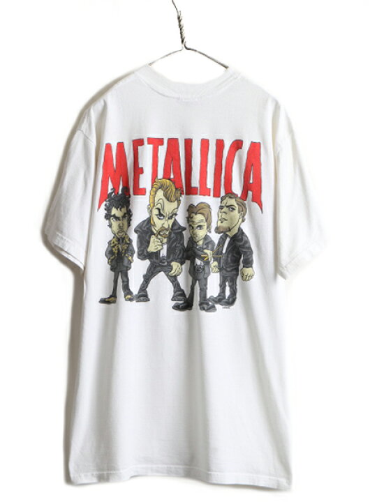 楽天市場】90s USA製 ☆ メタリカ 両面 プリント 半袖 Tシャツ 